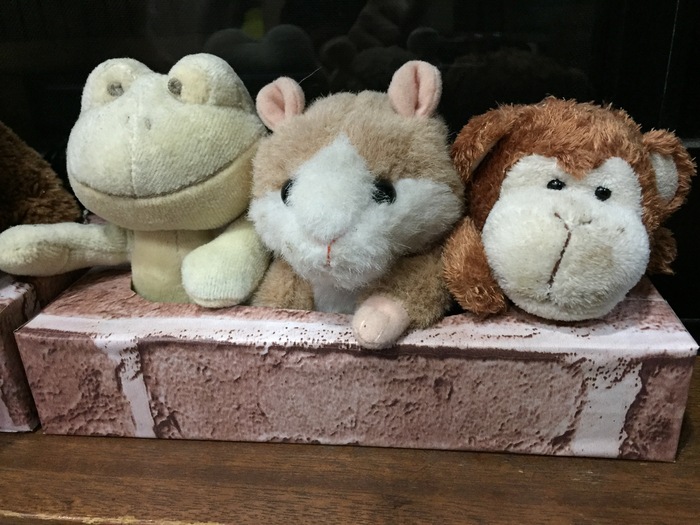 ぬいぐるみを収納します。
