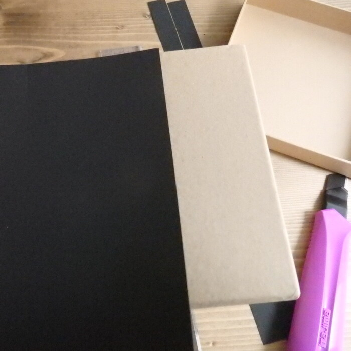 長さは箱の大きさに合わせてくださいね。