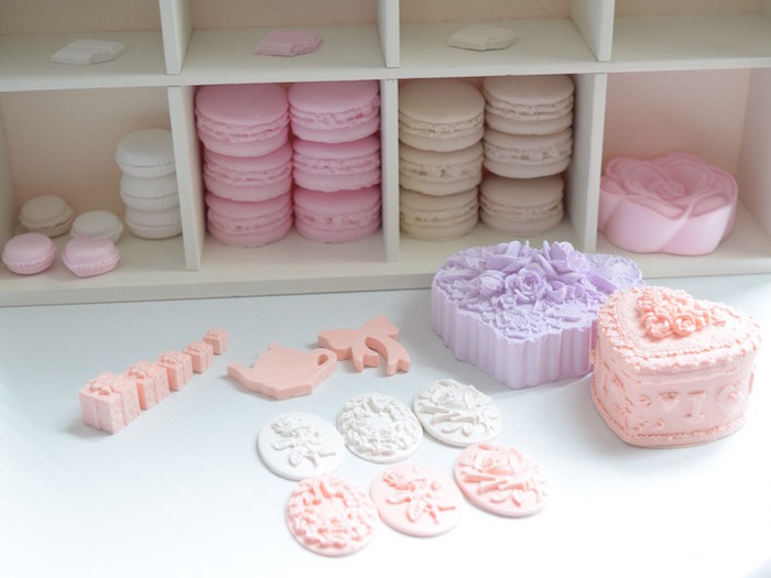 可愛すぎる!石膏で作るマカロン