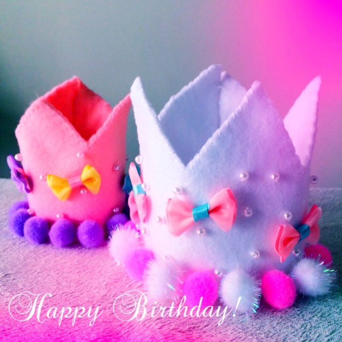 *100均グッズで世界に一つのBirthday crown*