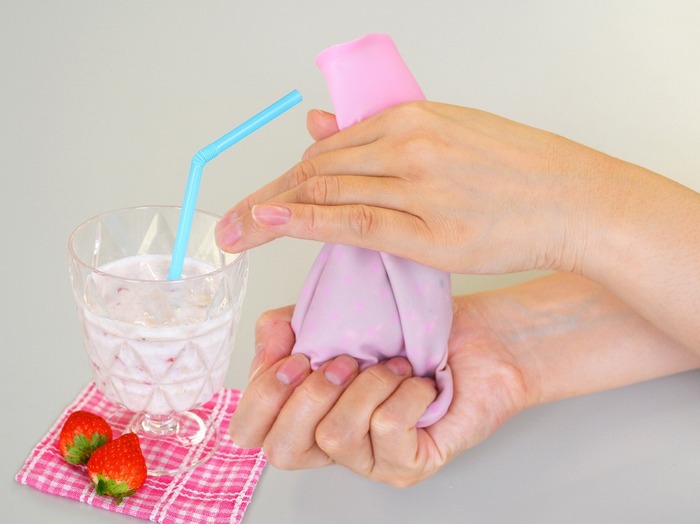 手もみで簡単♪ジュースを作ろう