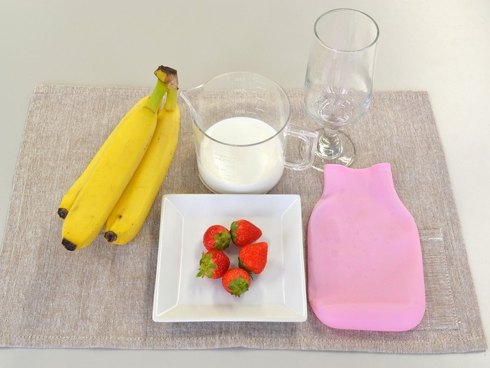 【手もみジューサー】いちごバナナジュース