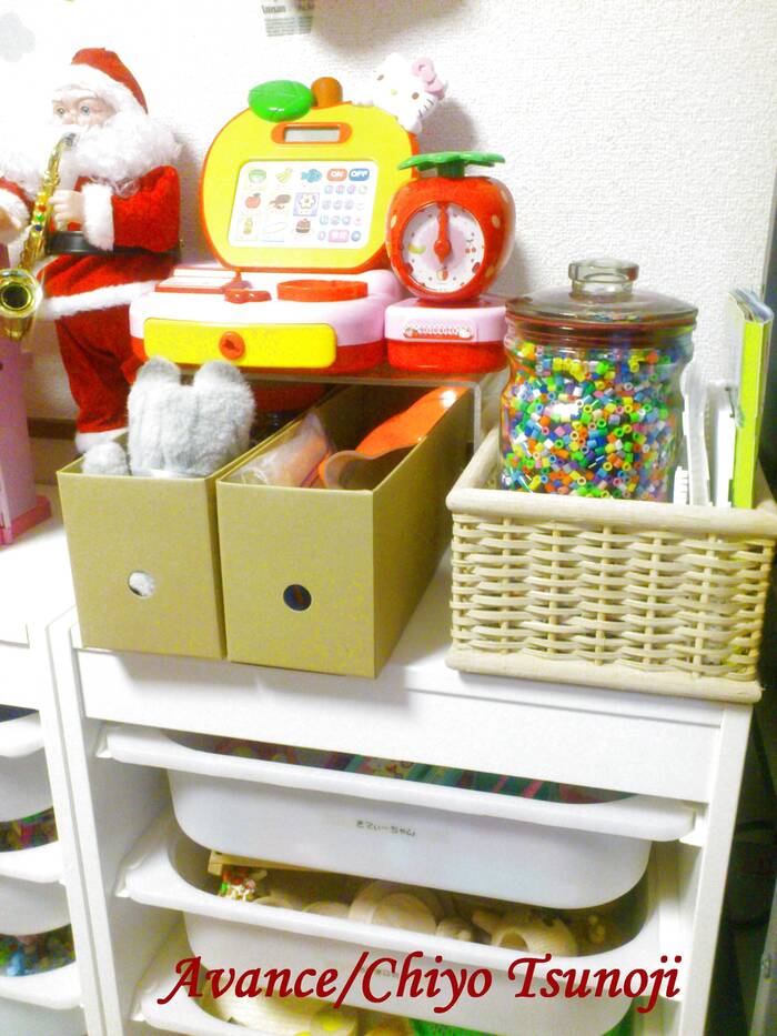 子どもの希望を叶えて、ママも楽チン!アイロンビーズの収納♪