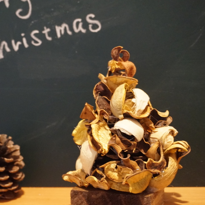 簡単!香るポプリツリーで、クリスマス【トイレディスプレイ】