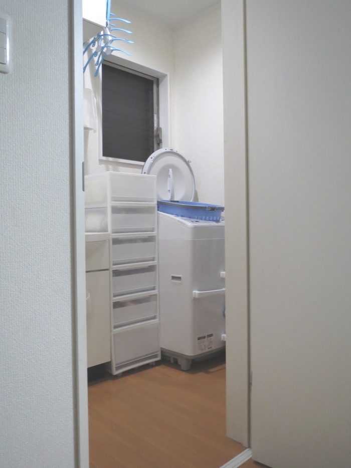 お風呂上りに使うものは全て洗面所に集結