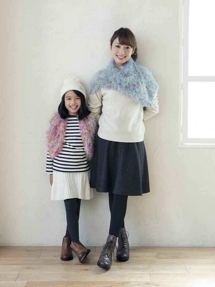 8wayも楽しめる! 可愛い親子リンクコーデ♡