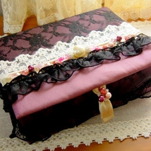 ドレスのような収納ボックス♪牛乳パックカルトナージュ