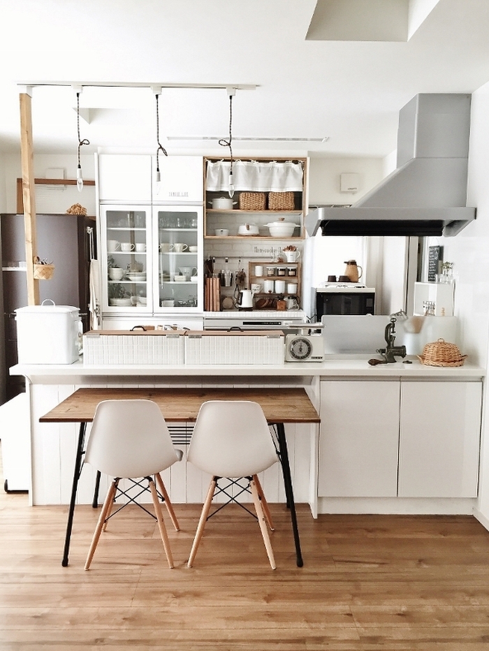 キッチン内部をすっきり見せる方法と、お気に入りの100均