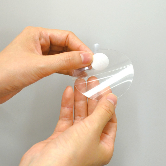 吸盤補助シールの使い方