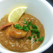 やっぱり、女の子は海老が好き!①「ぷりぷり海老のクリーミーカレー」