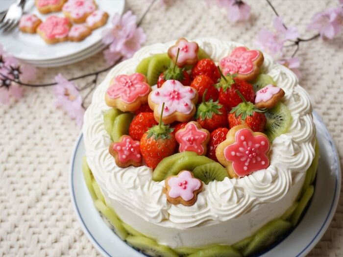 女の子の節句なのでスイーツも可愛く♡