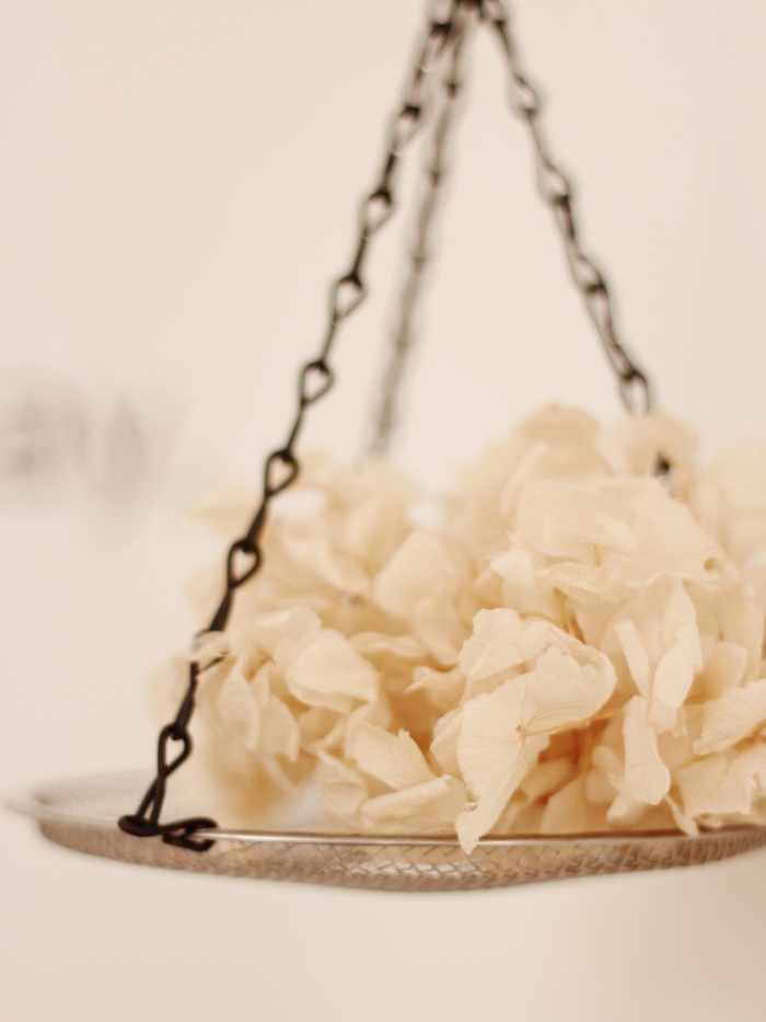 超簡単!!100均排水溝皿で数分完成のハンギング雑貨