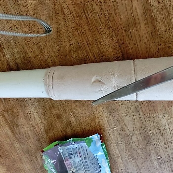 筋をいれて・・・