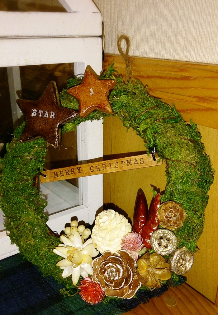 『ここからはリースの作り方です』