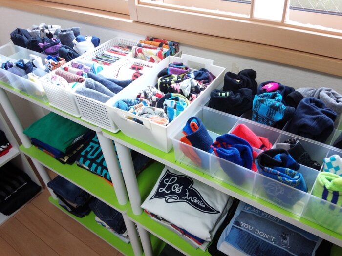 洋服棚の一番上