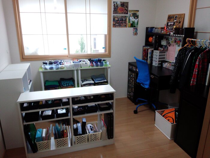 4.5畳でもスッキリ!小学生2人の子供部屋。