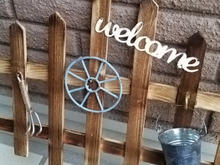 ワイヤーで100均フェンスデコプランター☆インテリアにも!