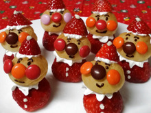 クリスマスデコ☆アンパンマンのいちごサンタ☆