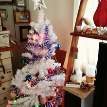 ホワイトツリーメインの我が家のクリスマス♪