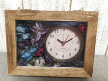 簡単☆100均グッズで☆おしゃれなフラワー時計