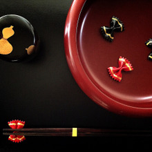 お正月に♪ マカロニ DE 和小物