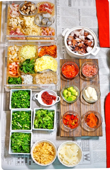 これを見ればたこ焼き名人!?32種類のたこ焼きの具材とテーブルコーディネート&たこ焼きレシピ☆