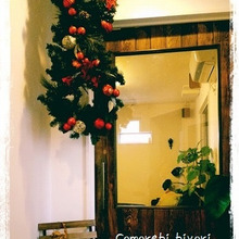 吊るして飾るクリスマスツリーでお掃除 楽々♪