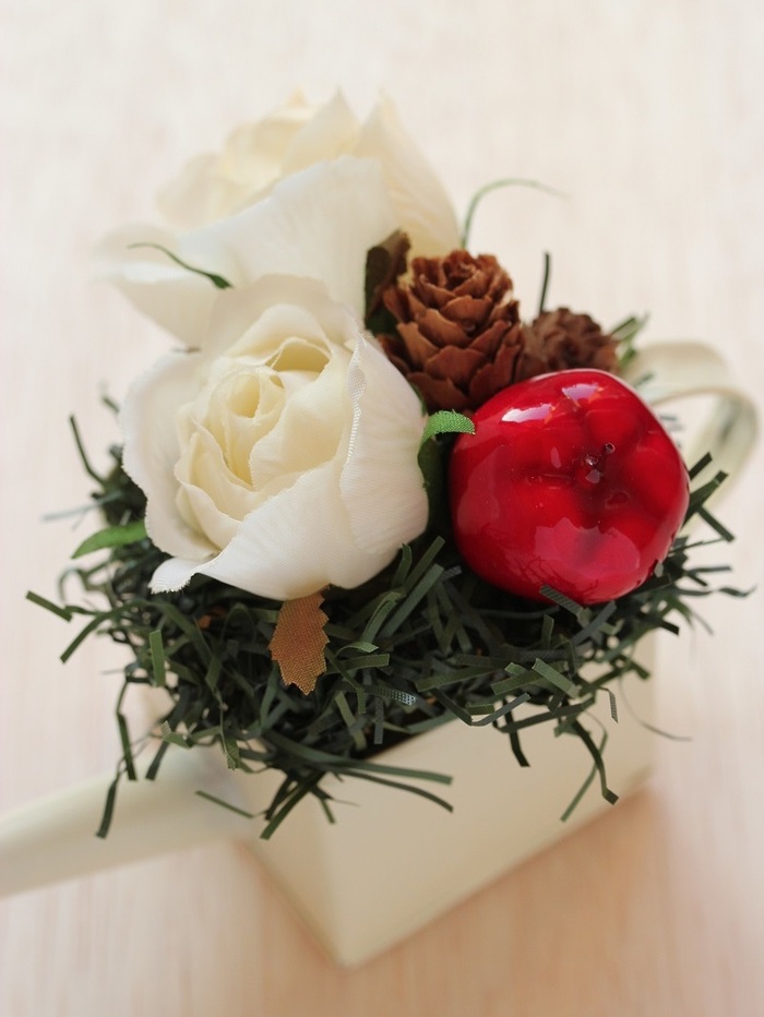 材料を生ける感じで入れていきます