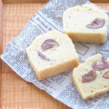 小麦・卵・乳不使用☆混ぜて焼くだけ~♪栗の米粉パウンドケーキ