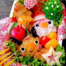 サンタとトナカイのデコいなり