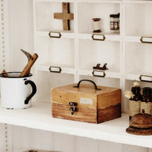 セリアだけで作る、ほっこり懐かしいはんこケース