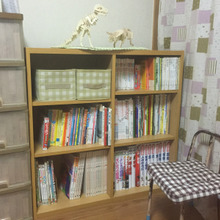子供部屋の収納☆子どもが本好きになるように