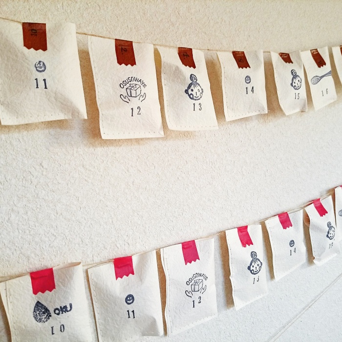 壁にピンでとめれば完成♪