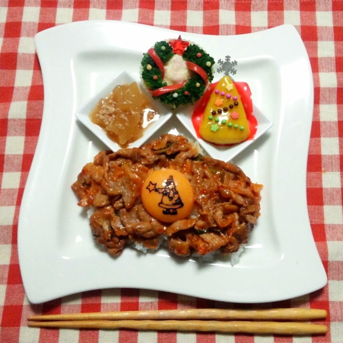 簡単!可愛い!☆クリスマスプレート☆