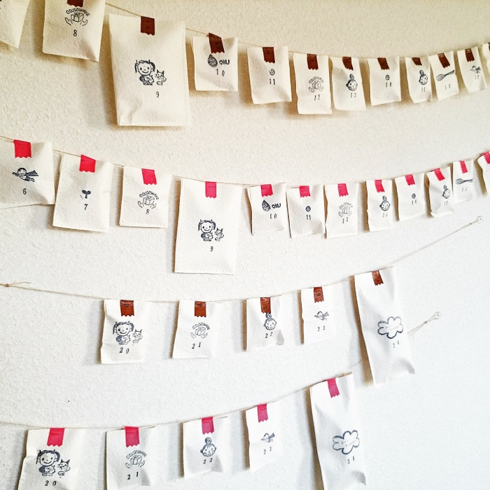 簡単❗すぐに出来ちゃう手作りアドベントカレンダー作り方