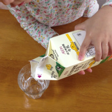 咳コンコンさんの水分補給に♡牛乳パックからお白湯〜!?