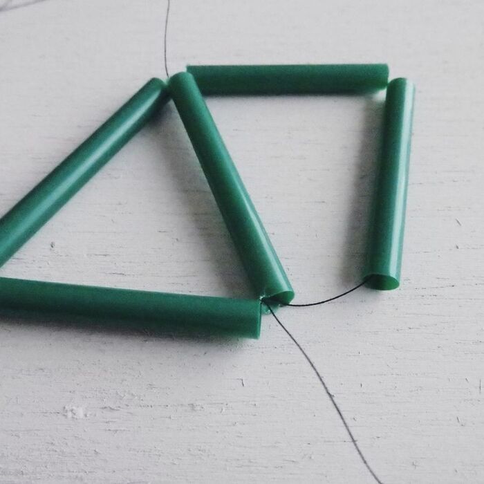 ⑥2マス目の三角の作り方