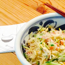 簡単!少ない野菜でも切り干し大根で、栄養満点サラダに☺︎お通じもよくなります!