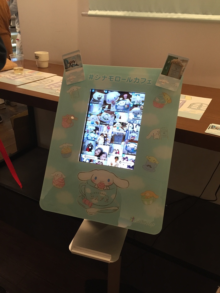 SNSに投稿すると、写真が出てくる!