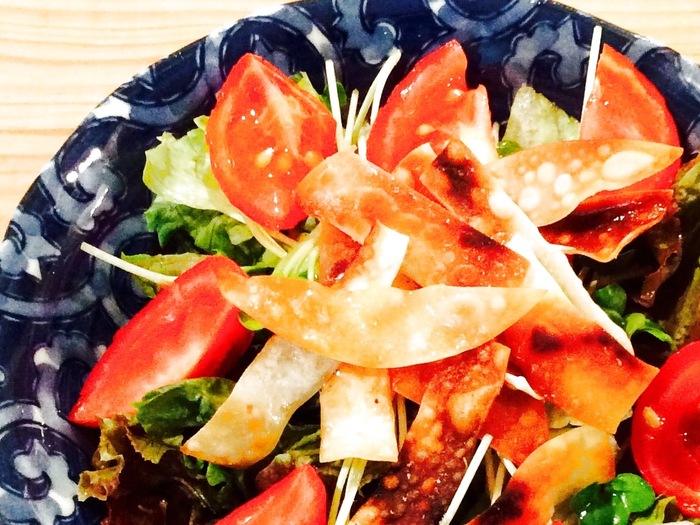 数枚、皮が余ったので…