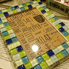 100均♡ダイソーのモザイクタイルでオシャレフレーム♡