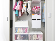 ギュウギュウ子どもクローゼットをニトリで劇的改造!