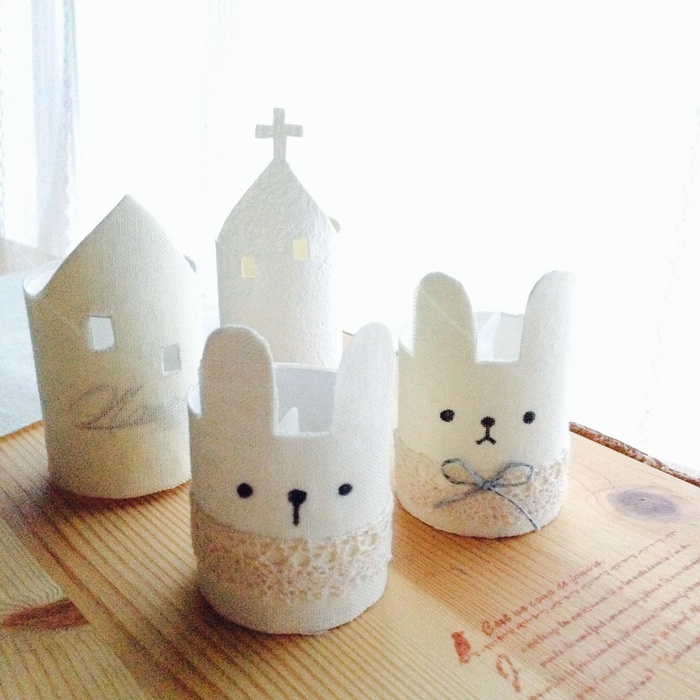 飾りや顔をつけたら完成♪