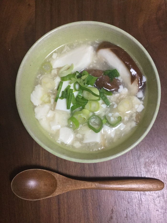 冬のダイエットに♡フライパンひとつのお手軽あんかけ豆腐!