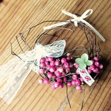 家事の合間にすぐ出来る、コンパクトなリースの作り方&飾り方❤️