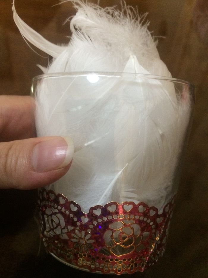 羽根をセットします