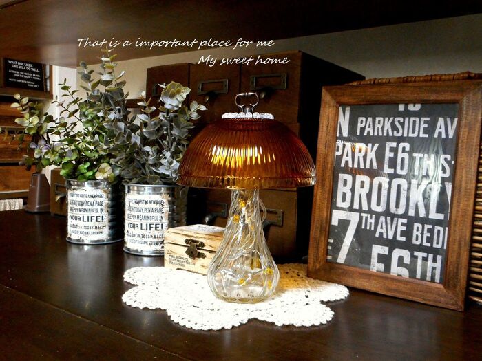 組み合わせてランプに ♪