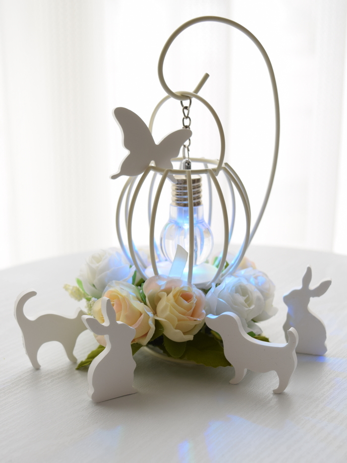 ブルーの光も素敵