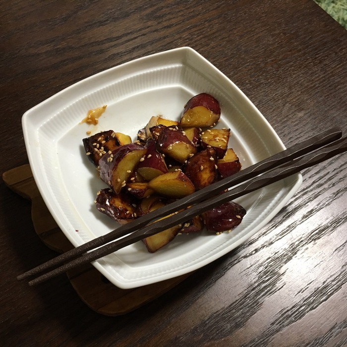 はちみついらず!揚げない!簡単大学芋レシピ