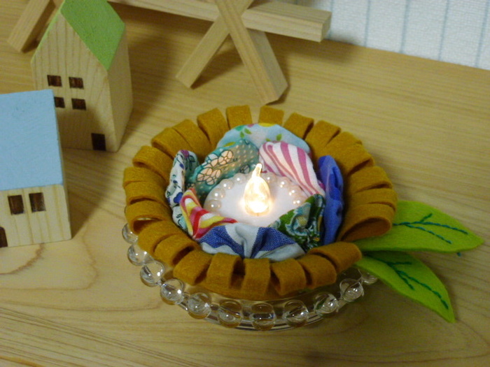 可愛い!簡単!お花のLEDキャンドルライト